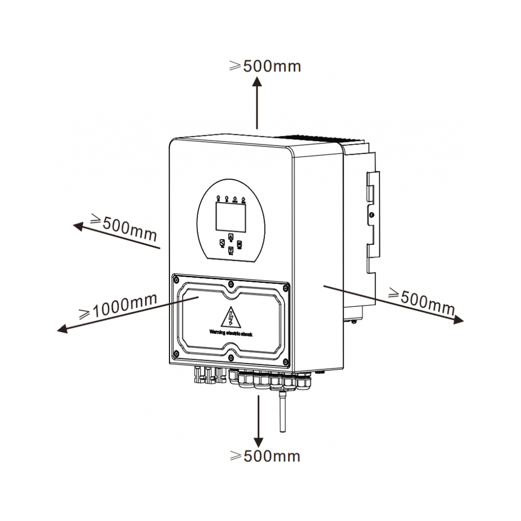 Сонячний інвертор Deye SUN-3.6K-SG03LP1-EU WiFi (SUN-3.6K-SG03LP1-EU)