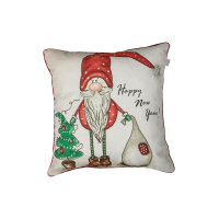 Pillowcase Provence decorative Gnome with a bag 45x45 (031684)