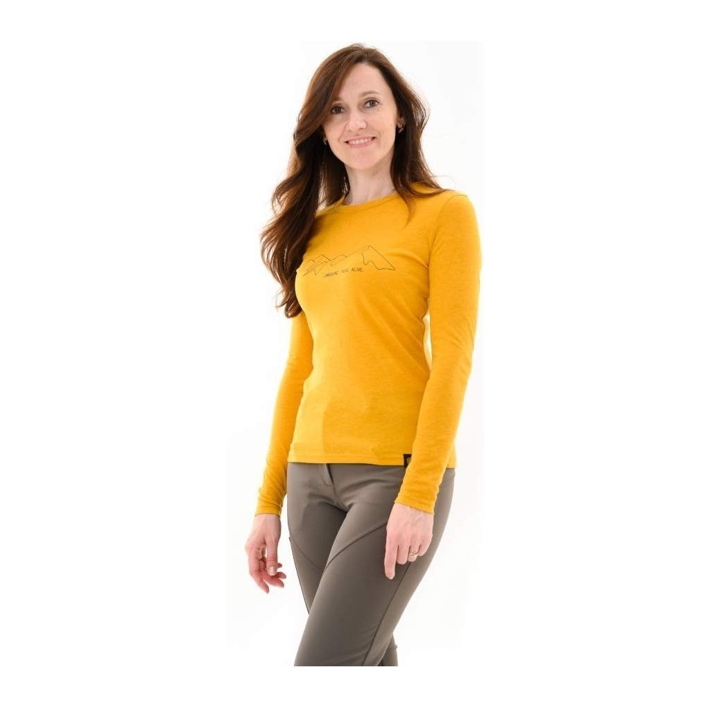 Лонгслів Turbat Cozy Logo 2 LS Wmn golden yellow XS (012.004.4348)