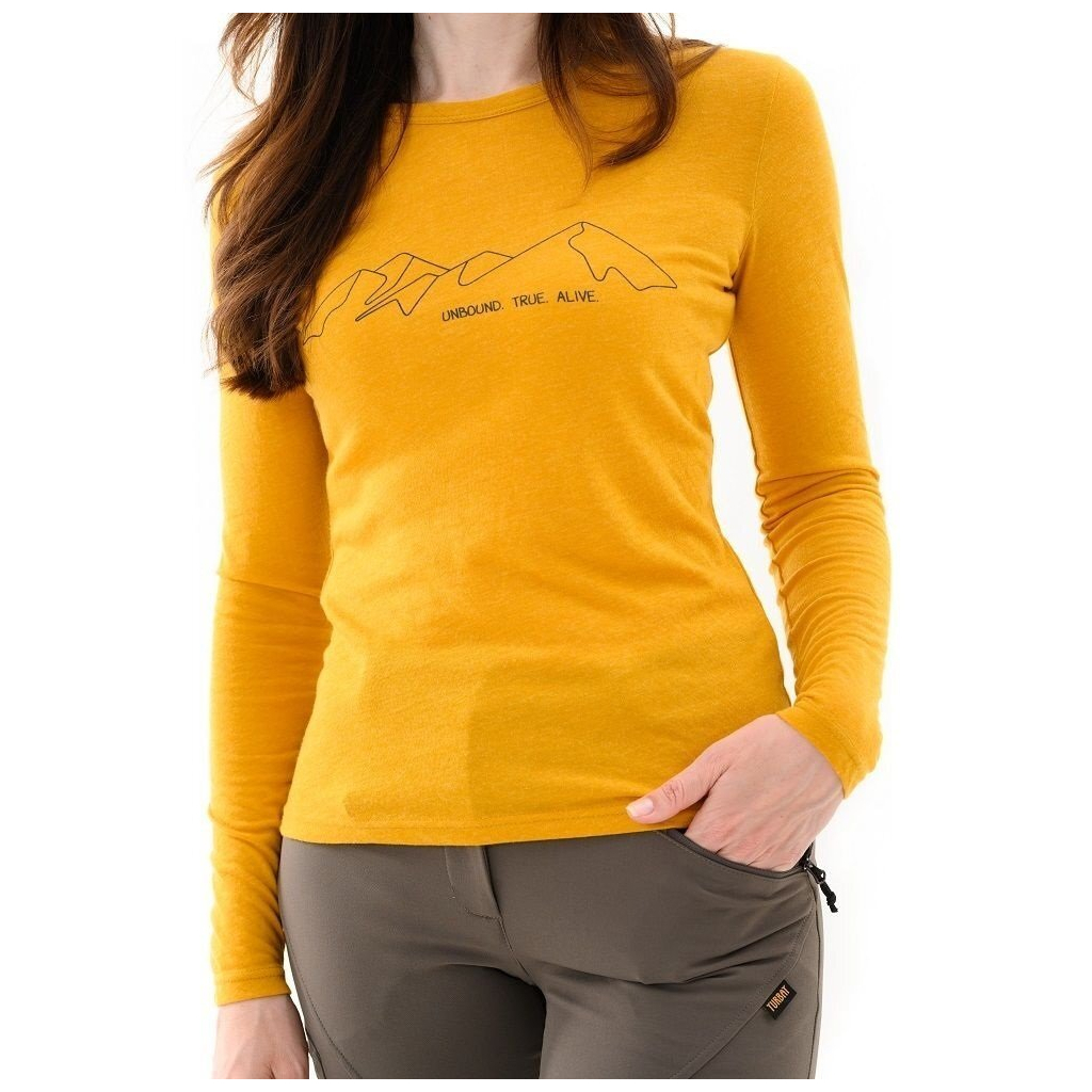 Лонгслів Turbat Cozy Logo 2 LS Wmn golden yellow XS (012.004.4348)