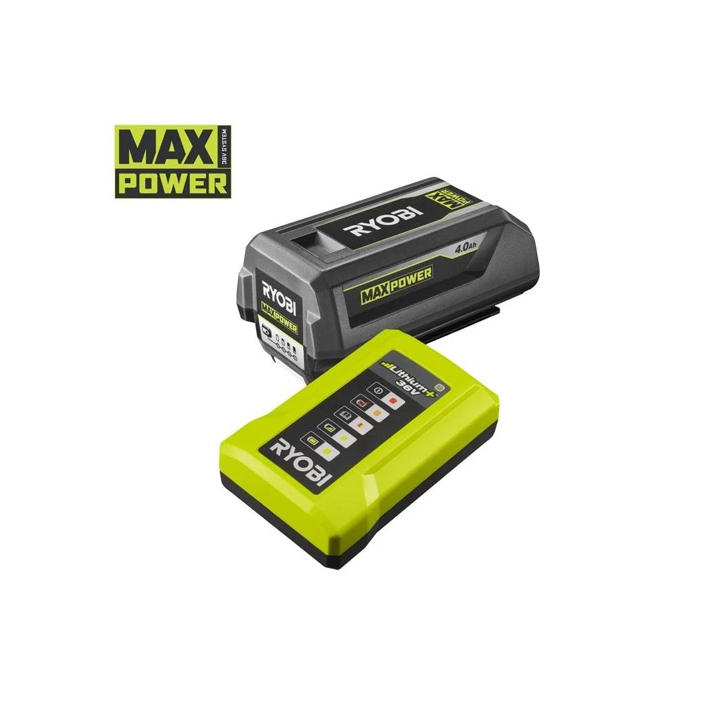 Набір акумулятор + зарядний пристрій Ryobi Max Power RY36BK17B-140 36V 1х4Ah, ЗП 1.7А (5133006228)