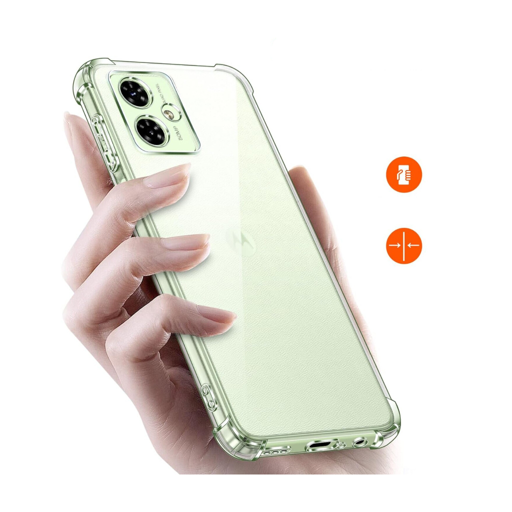 Чохол до мобільного телефона BeCover Anti-Shock Motorola Moto G55 Clear (712780)