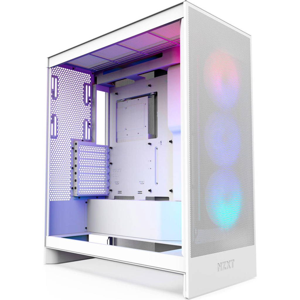 Корпус для ПК NZXT H7 Flow RGB All White (CM-H72FW-R1)