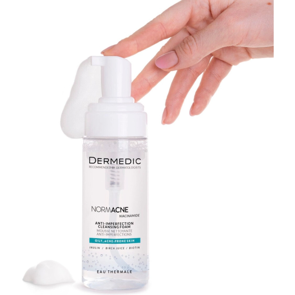 Пінка для вмивання Dermedic Normacne Anti-Imperfection Cleansing Foam Для проблемної шкіри 170 мл (5901643177515)