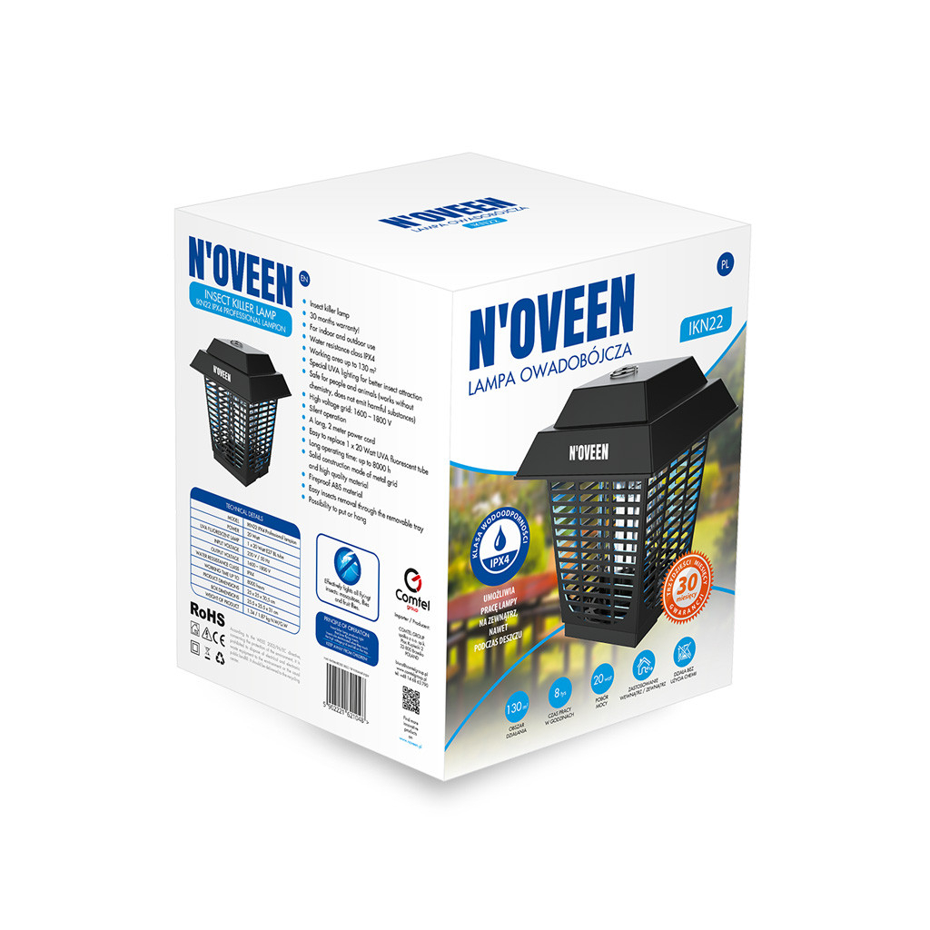 Інсектицидна лампа N'oveen IKN22 (RL074364)