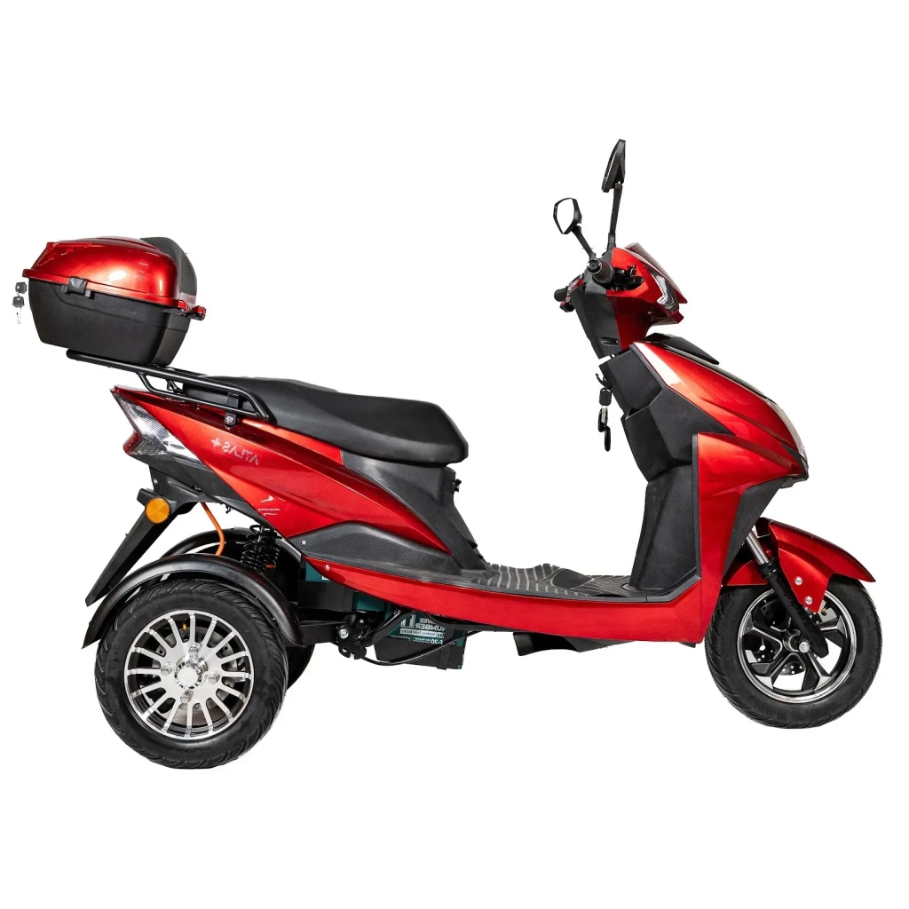 Електроскутер Atlas Falcon Trike Box 1500W Red (4012)