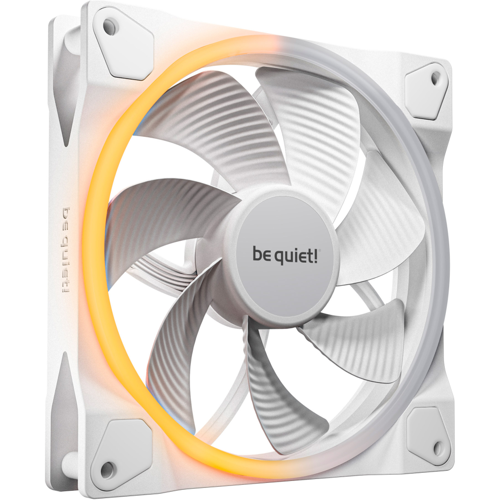 Кулер до корпусу Be quiet! Light Wings 140mm PWM Reverse білий (BL135)
