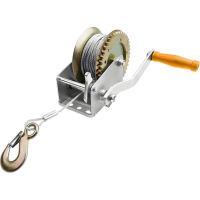 Tolsen manual drum cable winch, up to 362kg, 10m x 4mm (62451)