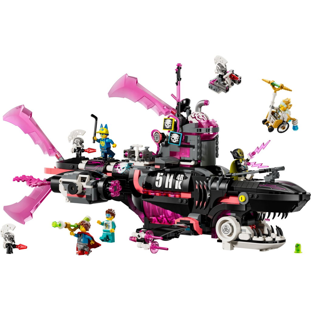 Конструктор LEGO DREAMZzz Жахливий підводний човен «Акула» (71500)