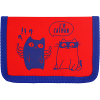 Children's wallet Cool For School multifunctional with Velcro, red (CF86316)