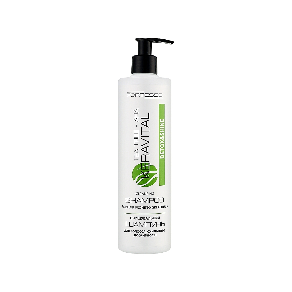 Шампунь Fortesse Professional Detox & Shine З чайним деревом та AHA-кислотами 400 мл (4823115504494)