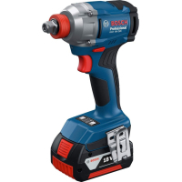 Screwdriver Bosch GDX 18V-285 18V, 2x4Ah, up to 3600rpm, 285Nm, square 1/2", ZP case 1.1kg (0.601.9N2.102)