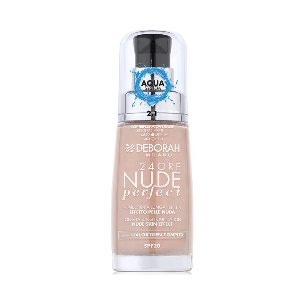 Тональна основа Deborah 24Ore Nude Perfect SPF20 2.1 30 мл (8009518376999)