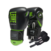Boxing gloves Leone GN115 Professional 2 Black 12oz (GN115_Black_12oz)