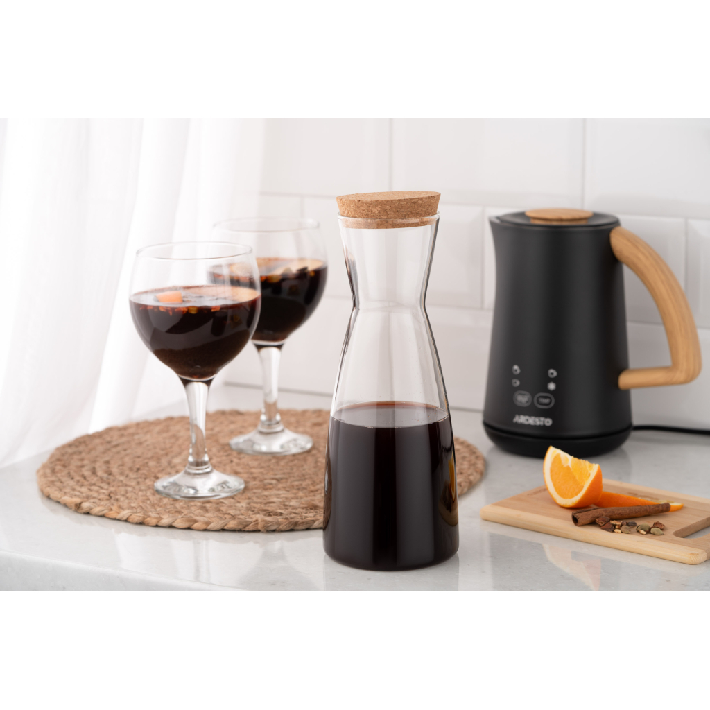 Карафа Ardesto 1000 мл, боросилікатне скло, прозорий (AR2610BGB)