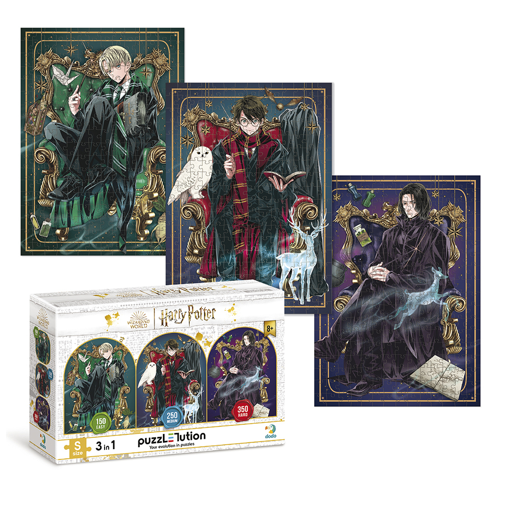 Пазл DoDo 3 в 1 Harry Potter. Династія чарівників (200575) Пазл DoDo 3 в 1 Harry Potter. Династія чарівників (200575)