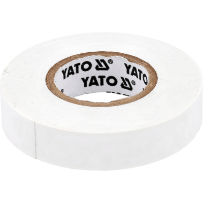 Ізоляційна стрічка Yato 15 ММ X 20 М X 0,13 ММ, біла (YT-81596)