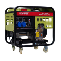 GenPower diesel generator GDG 12000E, 230V, 50Hz, 12kVA/9.6kW, 15 l, electric starter (GDG 12000E)