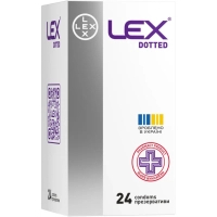 Condoms Lex Condoms Dotted 24 pcs. (4820144774461)