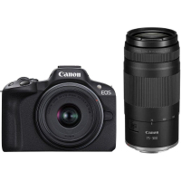 Цифровий фотоапарат Canon EOS R50 + RF-S 18-45 IS STM + RF 75-300 Black (5811C150BA)