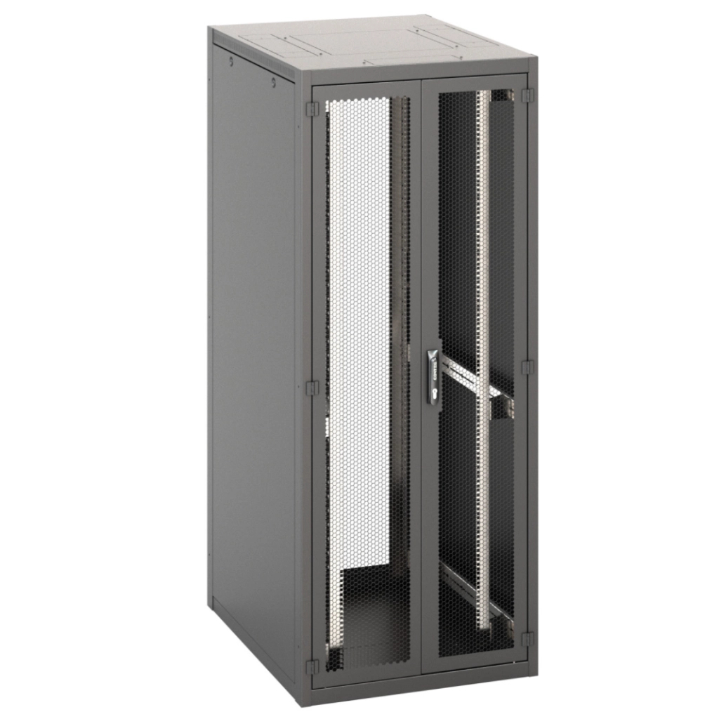 Шафа напольна Conteg 42U iSEVEN SERVER 19" 600x1000, RAL7035 (RI7-42-60/100-S3-B)