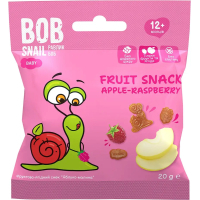 Children's snacks Bob Snail fruit apple-raspberry 20 g (1740852)