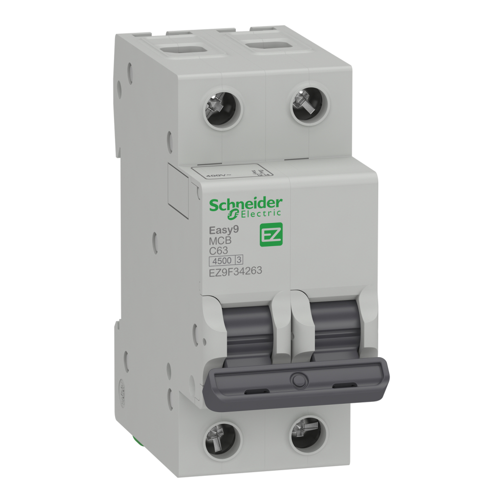Автоматичний вимикач Schneider Electric EZ9 2P 63A C (EZ9F34263)