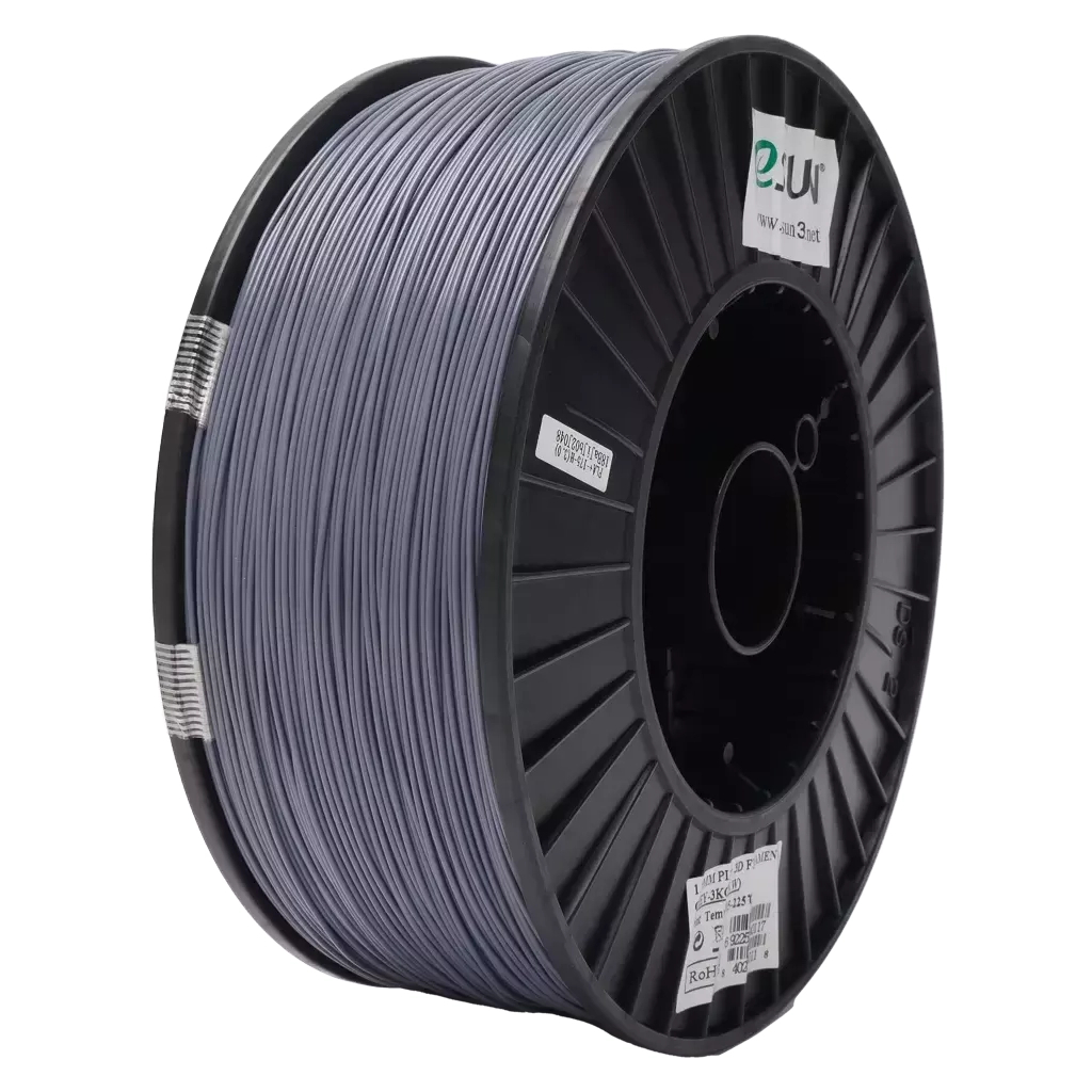 Пластик для 3D-принтера eSUN PLA+ 1.75мм, 3кг, Grey (PLA+175H3)