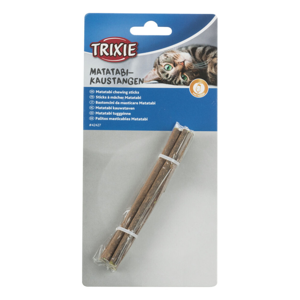 Іграшка для котів Trixie Палички мататабі жувальні 10 г (4011905424279)