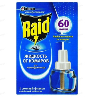 Рідина для фумігатора Raid Проти комарів 60 ночей (5000204329131)