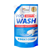Набір побутової хімії Pro Wash Засіб для миття посуду Ефект соди 460 г + Рідке крем-мило Дбайливий захист 460 г (9200000986125)