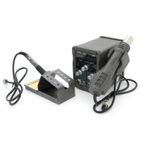 Bakku BA-898A+ soldering station, 2 in 1, digital display, soldering iron/soldering hair dryer, control unit, Box (BAKU BA-898A+)