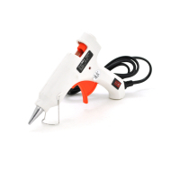 Клейовий пістолет Voltronic HS-6502, 220 V, 20 W, 7 mm, перехідник, white, Box (HS-6502)
