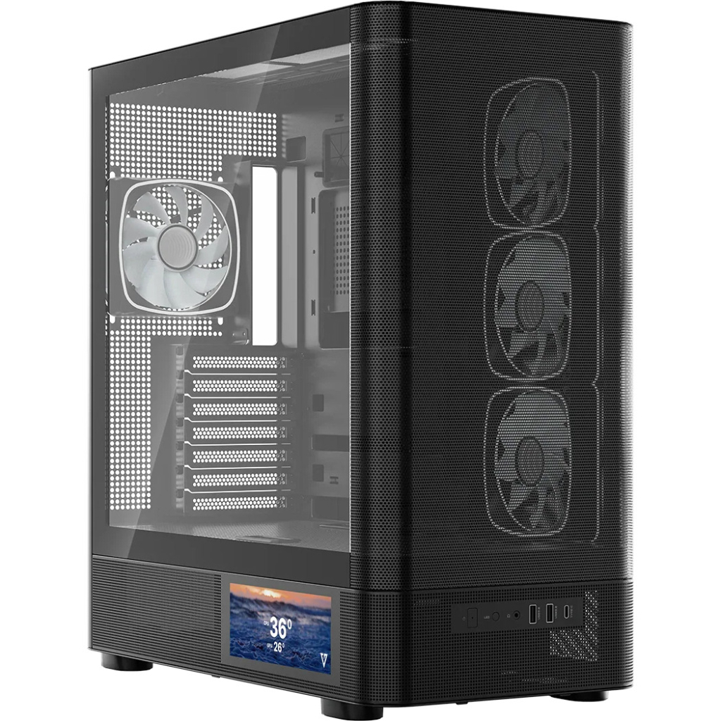 Корпус для ПК Modecom VOLCANO AQ400 ARGB (MC-A-AQ400-4FA-B) Корпус для ПК Modecom VOLCANO AQ400 ARGB (MC-A-AQ400-4FA-B)