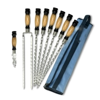 Skewer Metalzavod Set Argo 6/1/1 two-color pen in a gray case (N6-1-1-SHMP-ARGO-07-DUO)