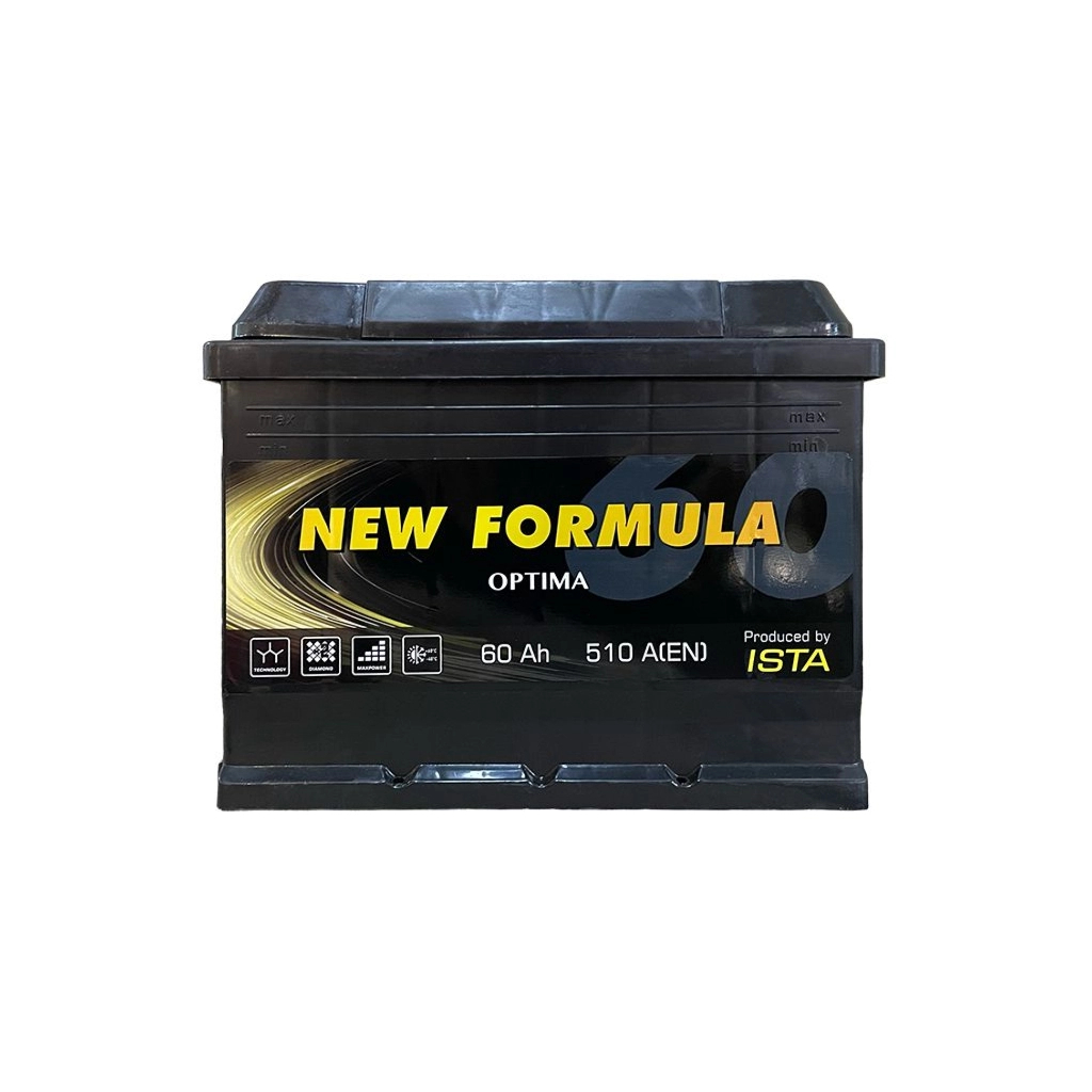 Акумулятор автомобільний NEW FORMULA Optima 60Ah (+/-) (510EN) (5601103252)
