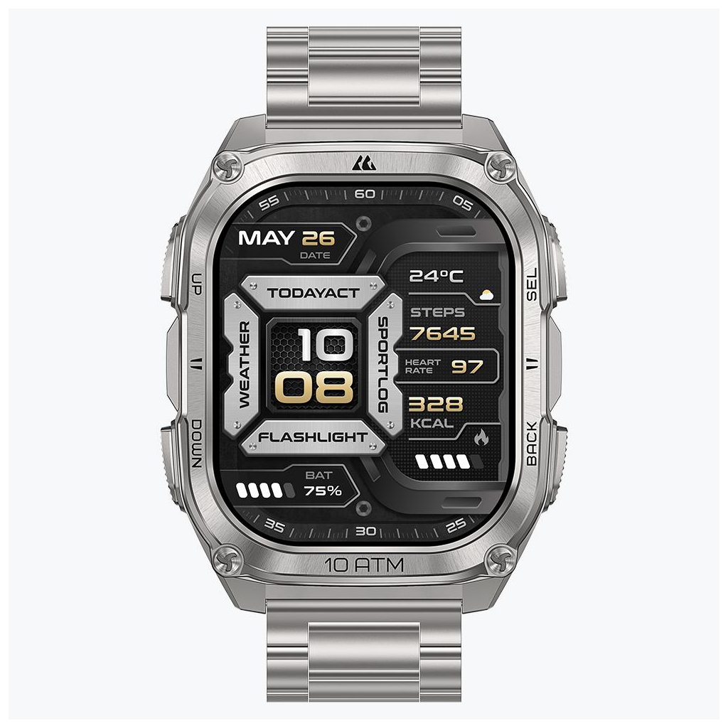 Смарт-годинник KOSPET TANK M4SE SILVER (6978602500638) Смарт-годинник KOSPET TANK M4SE SILVER (6978602500638)