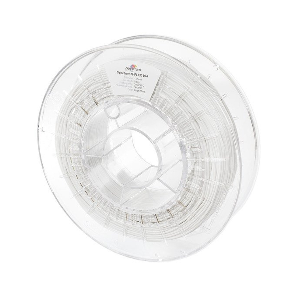 Пластик для 3D-принтера Spectrum S-Flex 90A 1.75mm 0.5kg WHITE, POLAR (80254)