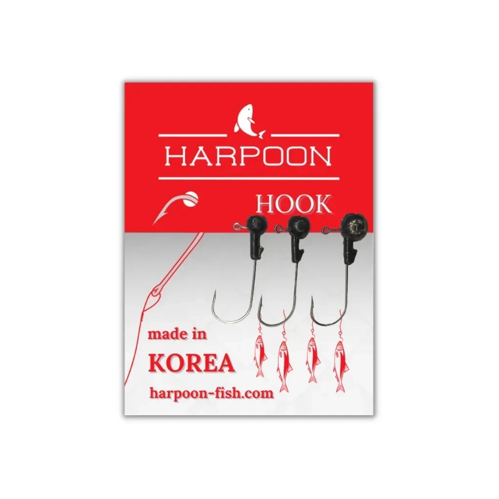 Джиг-голівка Harpoon Набір No.4/0 (5,7,10г) (7407000015905) Джиг-голівка Harpoon Набір No.4/0 (5,7,10г) (7407000015905)