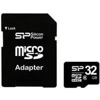 Карта пам'яті Silicon Power 32Gb microSDHC class 6 (SP032GBSTH006V10-SP)