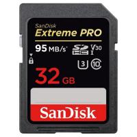 Карта пам'яті SanDisk 32GB SDHC Class10 UHS-I V30 4K Extreme Pro (SDSDXXG-032G-GN4IN)