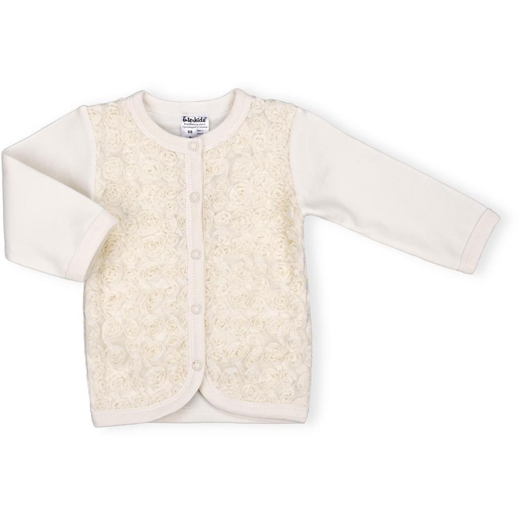Набір дитячого одягу Интеркидс з трояндочками (2364-74G-beige)