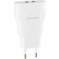 Зарядний пристрій Gelius Pro Focus GP-HC01 2USB 2.1A + Cable Type-C White (00000070591)