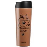 Термокружка ARDESTO Coffee Time Cat 450 мл Mocco (AR2645DMM)