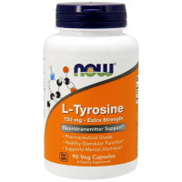 Amino acid Now Foods L-Tyrosine, L-Tyrosine, 750 mg, 90 vegetarian capsules (NOW-00165)