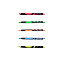 Oil pen Buromax automatic LIVE TOUCH, RUBBER TOUCH, 0.7 mm, blue (BM.8270)