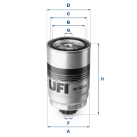 Fuel filter UFI 24.123.00