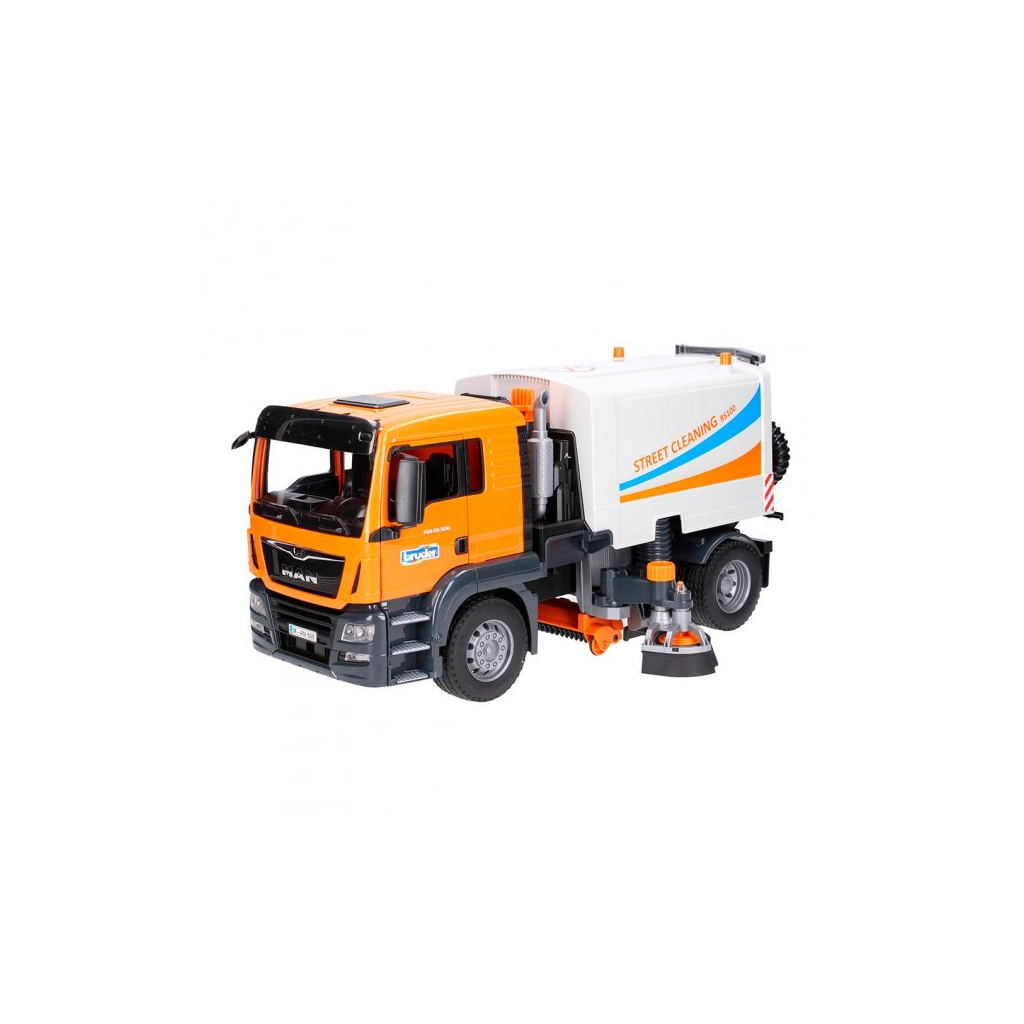 Спецтехніка Bruder Вантажівка MAN TGS для прибирання вулиць (03780) Спецтехніка Bruder Вантажівка MAN TGS для прибирання вулиць (03780)