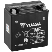 Car battery Yuasa 12V 14.7Ah MF VRLA Battery (YTX16-BS-1)