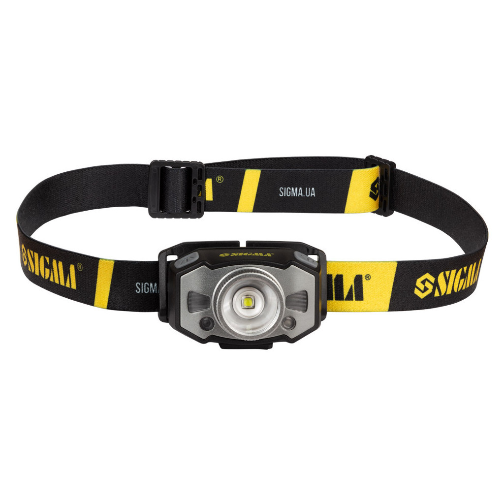 Ліхтар Sigma LED 300Лм 1200мАч із сенсором та фокусуванням (5390251) Ліхтар Sigma LED 300Лм 1200мАч із сенсором та фокусуванням (5390251)